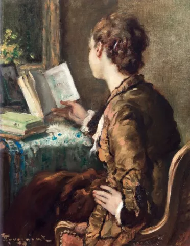 Fernand Toussaint- La lecture