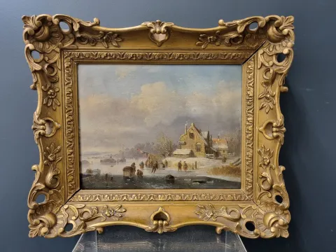 "paysagé enneigé" - Van Loo