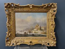 "paysagé enneigé" - Van Loo