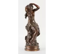 Mathurin Moreau - Jeune fille au bord de l'eau