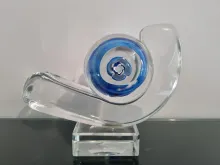 Sculpture en verre - Louis Leloup