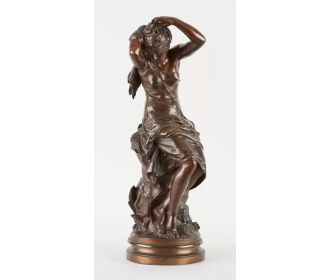 Mathurin Moreau - Jeune fille au bord de l'eau