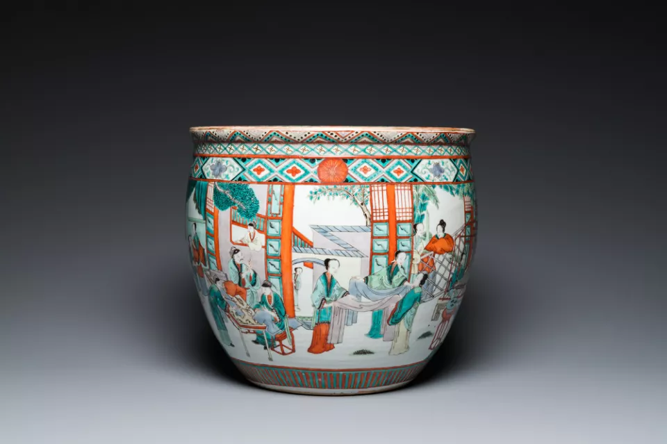 Cache pot chinois 